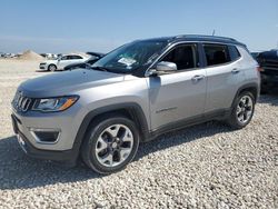 Salvage cars for sale at Temple, TX auction: 2020 Jeep Compass Limited