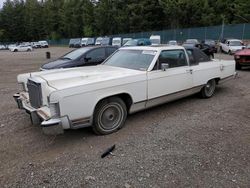 Salvage cars for sale at Graham, WA auction: 1979 Lincoln Continental