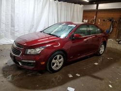 Chevrolet salvage cars for sale: 2015 Chevrolet Cruze LT