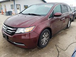 Salvage cars for sale at Pekin, IL auction: 2016 Honda Odyssey EXL