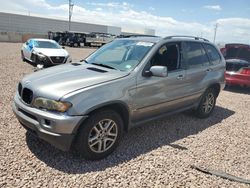 Salvage cars for sale from Copart Phoenix, AZ: 2005 BMW X5 3.0I