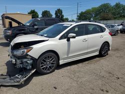 Salvage cars for sale at Moraine, OH auction: 2015 Subaru Impreza Sport Limited