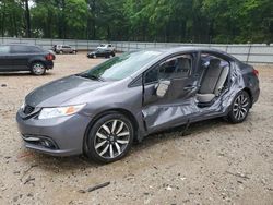 Salvage cars for sale at Austell, GA auction: 2014 Honda Civic EXL