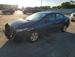 Salvage cars for sale from Copart Wilmer, TX: 2014 Honda Civic LX
