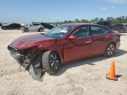 Salvage cars for sale at Houston, TX auction: 2021 Nissan Altima SV