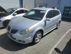 Salvage cars for sale from Copart Vallejo, CA: 2006 Pontiac Vibe