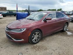 Salvage cars for sale from Copart Kansas City, KS: 2015 Chrysler 200 Limited