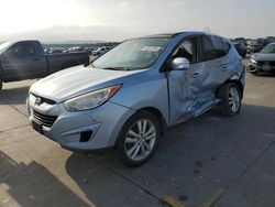 Salvage cars for sale at Grand Prairie, TX auction: 2013 Hyundai Tucson GLS
