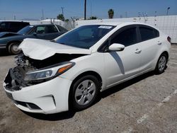 Salvage cars for sale from Copart Van Nuys, CA: 2018 KIA Forte LX