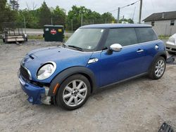 Salvage cars for sale at York Haven, PA auction: 2012 Mini Cooper S