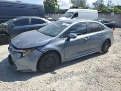 Salvage cars for sale at Opa Locka, FL auction: 2020 Toyota Corolla LE