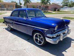 Salvage cars for sale at Homestead, FL auction: 1954 Ford Customline