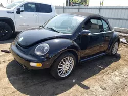 Salvage cars for sale at Chicago Heights, IL auction: 2003 Volkswagen New Beetle GLS