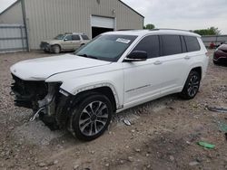 Salvage cars for sale at Lawrenceburg, KY auction: 2021 Jeep Grand Cherokee L Overland