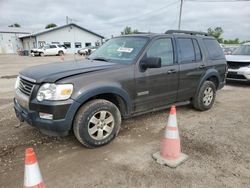 Salvage cars for sale at Pekin, IL auction: 2007 Ford Explorer XLT