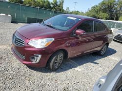 Salvage cars for sale from Copart Riverview, FL: 2017 Mitsubishi Mirage G4 SE