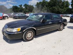 Salvage cars for sale at Ocala, FL auction: 2000 Lincoln Town Car Cartier