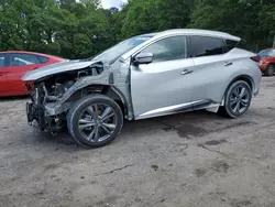 Salvage cars for sale at Austell, GA auction: 2021 Nissan Murano Platinum