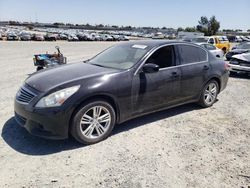 Salvage cars for sale at Antelope, CA auction: 2011 Infiniti G25 Base