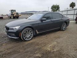 Salvage cars for sale at San Diego, CA auction: 2018 BMW 740 I