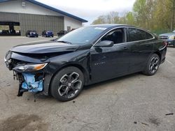 Salvage cars for sale at East Granby, CT auction: 2022 Chevrolet Malibu LT