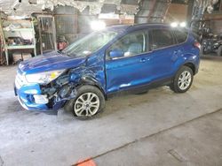 Salvage cars for sale from Copart Albany, NY: 2018 Ford Escape SEL