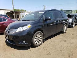 Salvage cars for sale at New Britain, CT auction: 2017 Toyota Sienna XLE