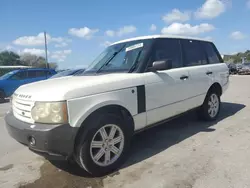 Salvage cars for sale from Copart Orlando, FL: 2006 Land Rover Range Rover HSE