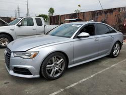 Salvage cars for sale from Copart Wilmington, CA: 2016 Audi A6 Premium