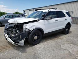 Salvage cars for sale from Copart Chambersburg, PA: 2017 Ford Explorer Police Interceptor