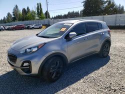 Salvage cars for sale at Graham, WA auction: 2020 KIA Sportage S