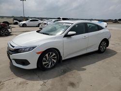 Salvage cars for sale from Copart Wilmer, TX: 2018 Honda Civic EX