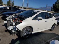 Salvage cars for sale at Rancho Cucamonga, CA auction: 2018 Nissan Leaf S