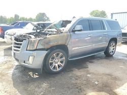 Salvage cars for sale from Copart Shreveport, LA: 2016 Cadillac Escalade ESV Luxury