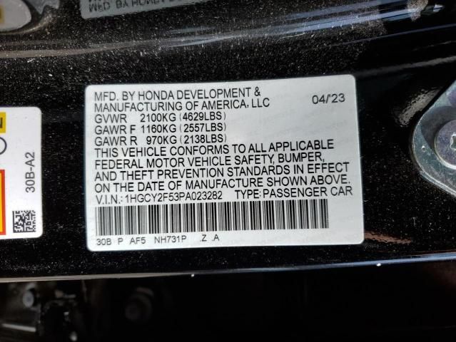 2023 Honda Accord Hybrid Sport