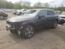 Salvage cars for sale at Marlboro, NY auction: 2020 Audi Q5 E Premium Plus