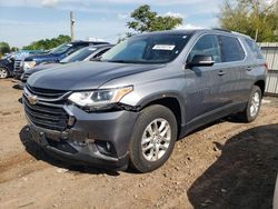 Salvage cars for sale at Hillsborough, NJ auction: 2018 Chevrolet Traverse LT
