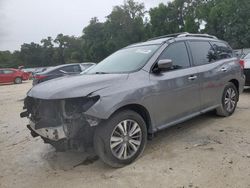 Salvage cars for sale at Ocala, FL auction: 2017 Nissan Pathfinder S