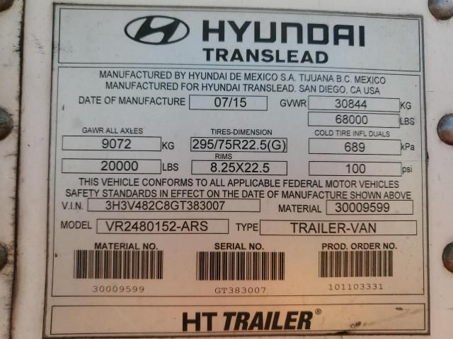 2016 Hyundai Trailers Trailer