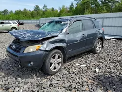Salvage cars for sale at Windham, ME auction: 2007 Toyota Rav4 Sport