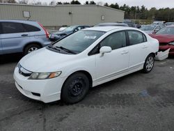 Salvage cars for sale from Copart Exeter, RI: 2009 Honda Civic LX