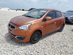 Salvage cars for sale at Temple, TX auction: 2017 Mitsubishi Mirage ES