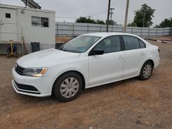 Salvage cars for sale at Oklahoma City, OK auction: 2016 Volkswagen Jetta S