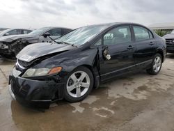 Salvage cars for sale at Grand Prairie, TX auction: 2008 Honda Civic EX