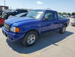 Salvage trucks for sale at Grand Prairie, TX auction: 2003 Ford Ranger Super Cab