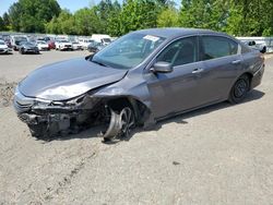 Salvage cars for sale at Portland, OR auction: 2016 Honda Accord EXL