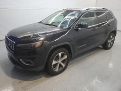 Salvage cars for sale at Houston, TX auction: 2019 Jeep Cherokee Limited