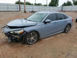 Salvage cars for sale at Oklahoma City, OK auction: 2022 Honda Civic Touring