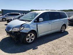 Salvage cars for sale at Anderson, CA auction: 2016 Toyota Sienna LE