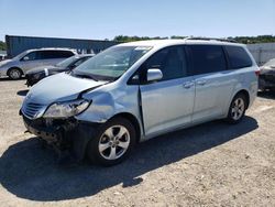 Salvage cars for sale from Copart Anderson, CA: 2016 Toyota Sienna LE